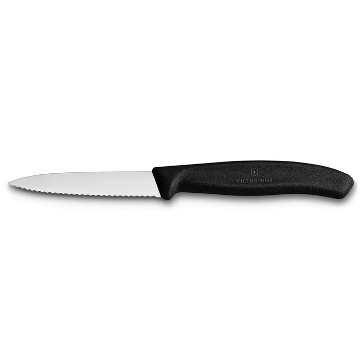 Victorinox Black 3.25" Serrated Paring Knife