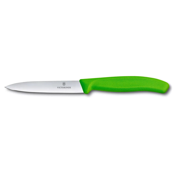 Victorinox Green 4" Spear Point Paring Knife