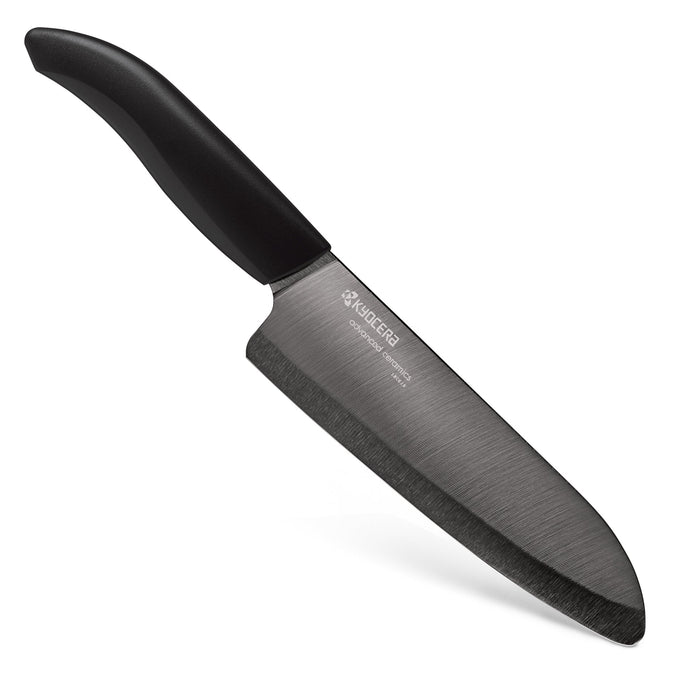 Kyocera Revolution 6" Chef's Santoku Knife Black Blade