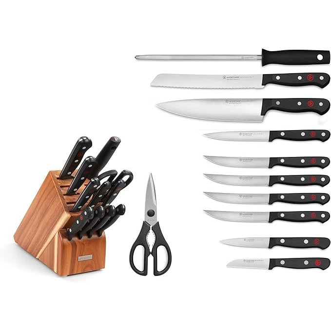 Wusthof Gourmet 12pc Block Set - Acacia