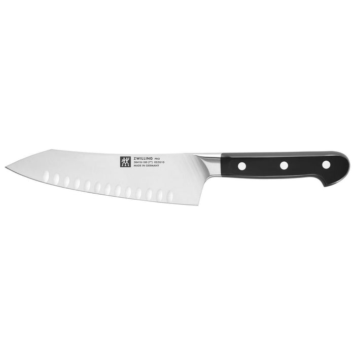 Zwilling Pro 7" Hollow Edge Rocking Santoku