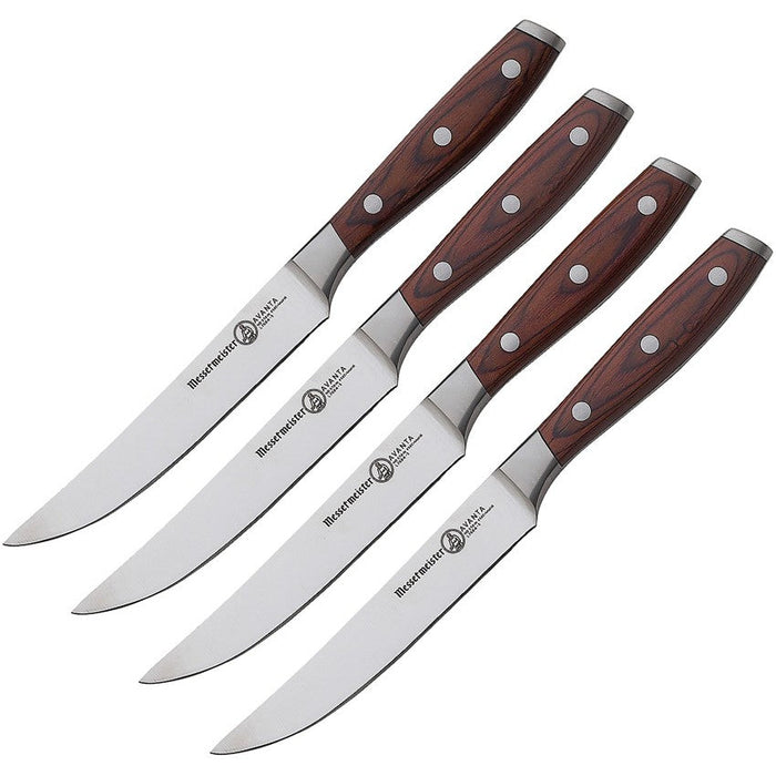 Messermeister Avanta Pakkawood 4pc Steak Knife Set