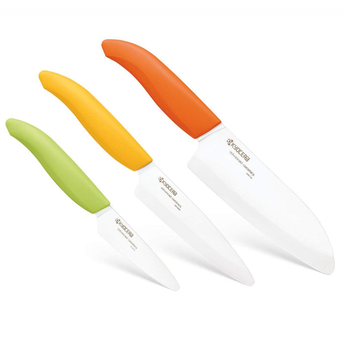 Kyocera Revolution 3pc Knife Set - Citrus